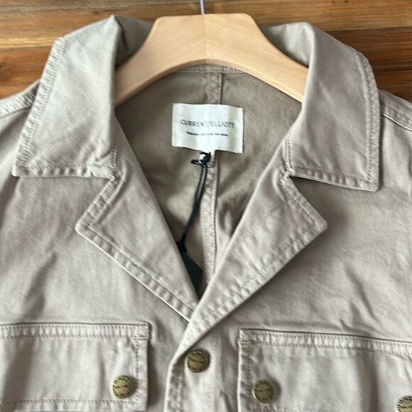 Current Elliott The Serenity Romper Jumpsuit Khaki NWT Size S $284 - Picture 5 of 12